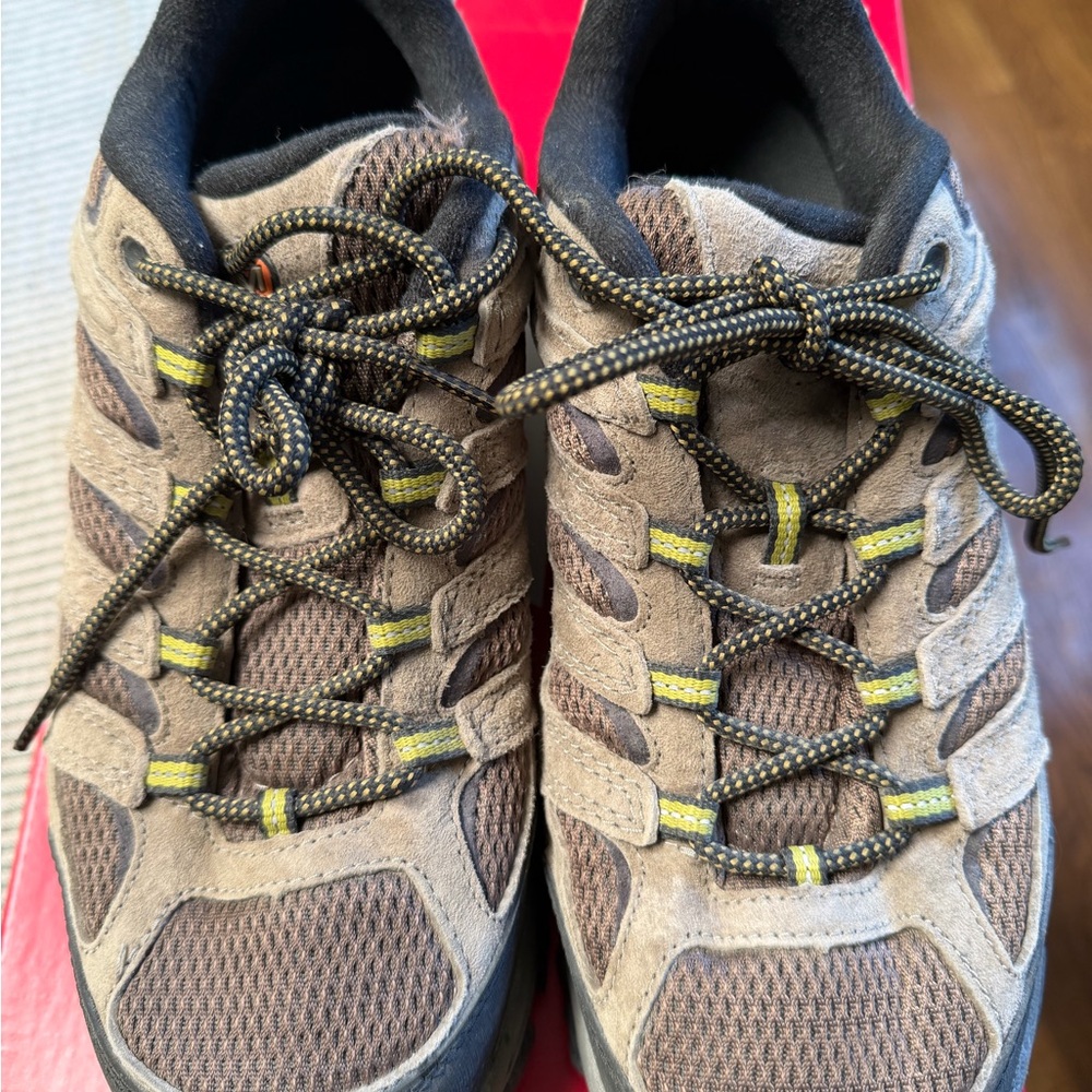 Merrell Tan and Black Athletic Shoes